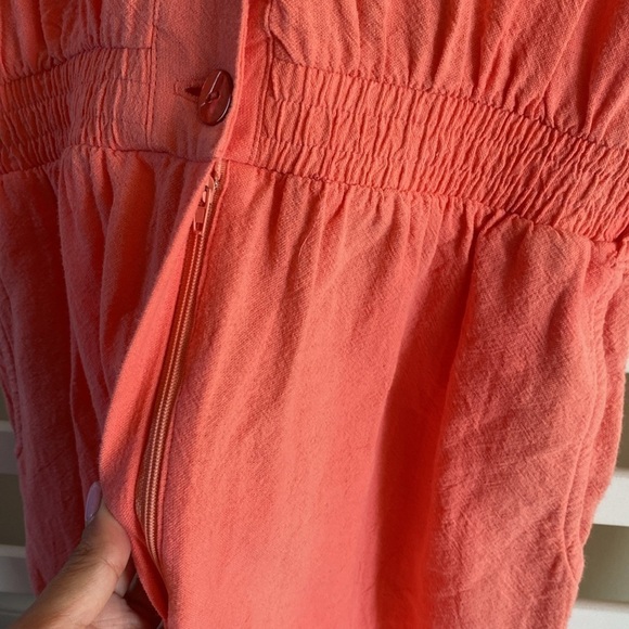 Saint Germain Short Sleeve 100% Cotton Vintage Utility Jumpsuit Size Medium - Picture 7 of 12